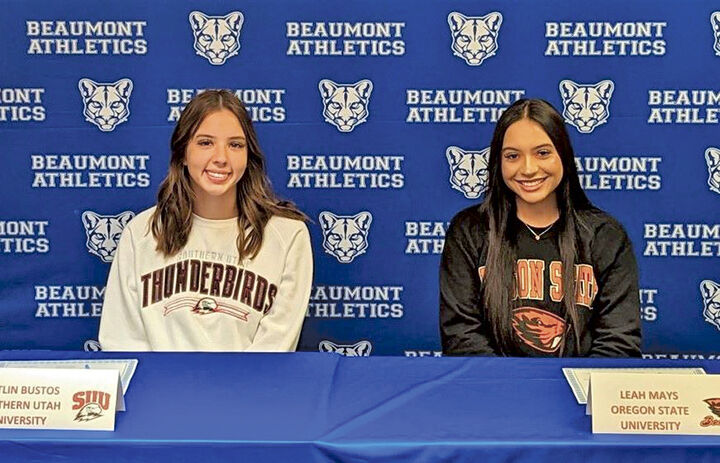 Two Cougars sign with colleges Sports recordgazette