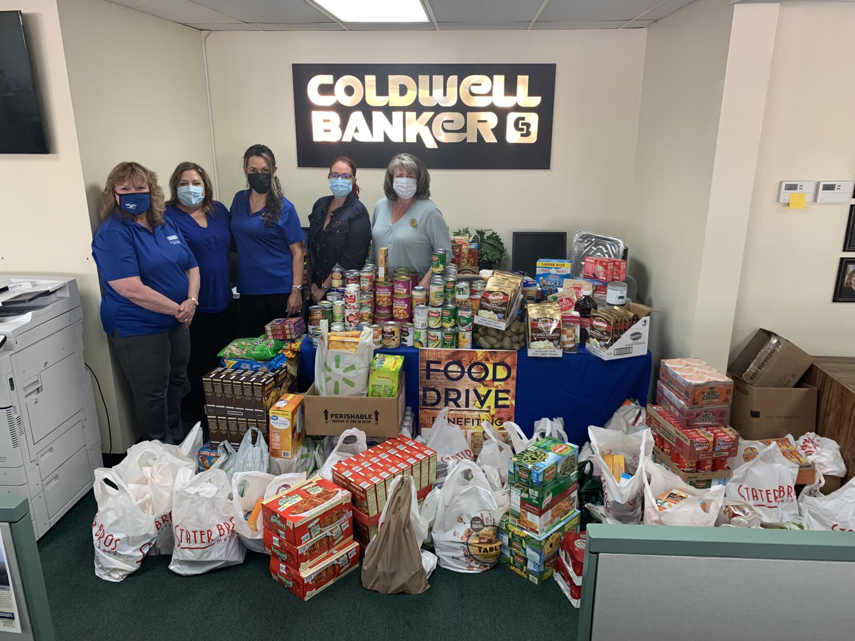 Coldwell Banker in Beaumont hosts their second annual food drive