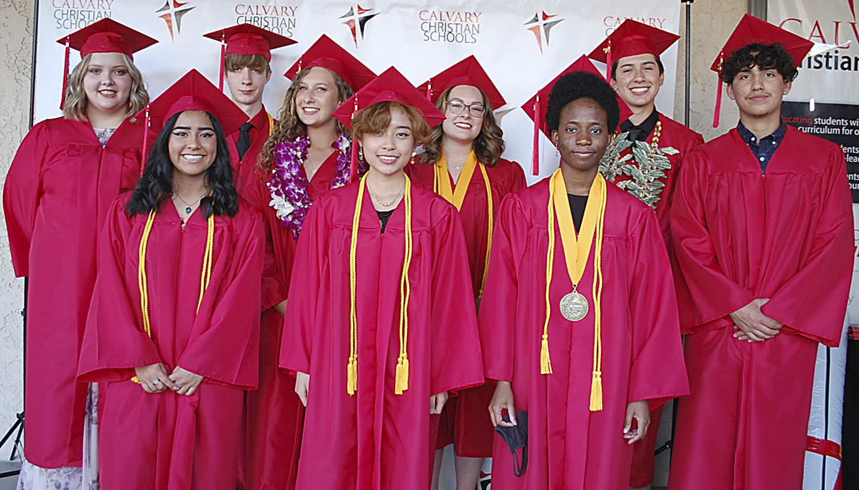 Banning s Calvary Christian graduates nine News recordgazette