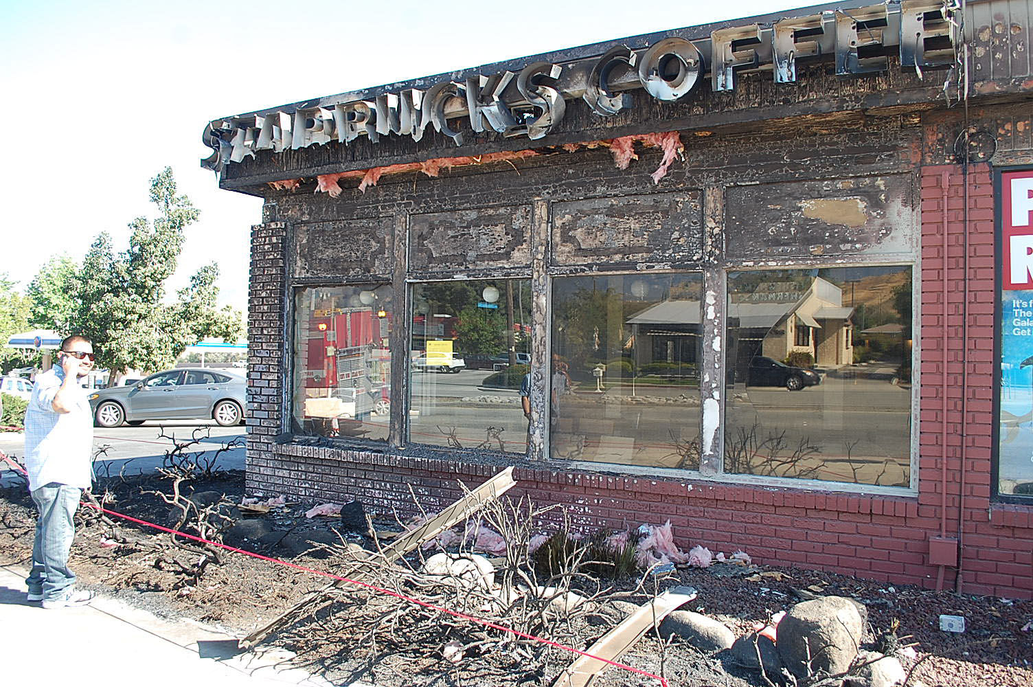 Fire damages exterior of Banning Starbucks News recordgazette