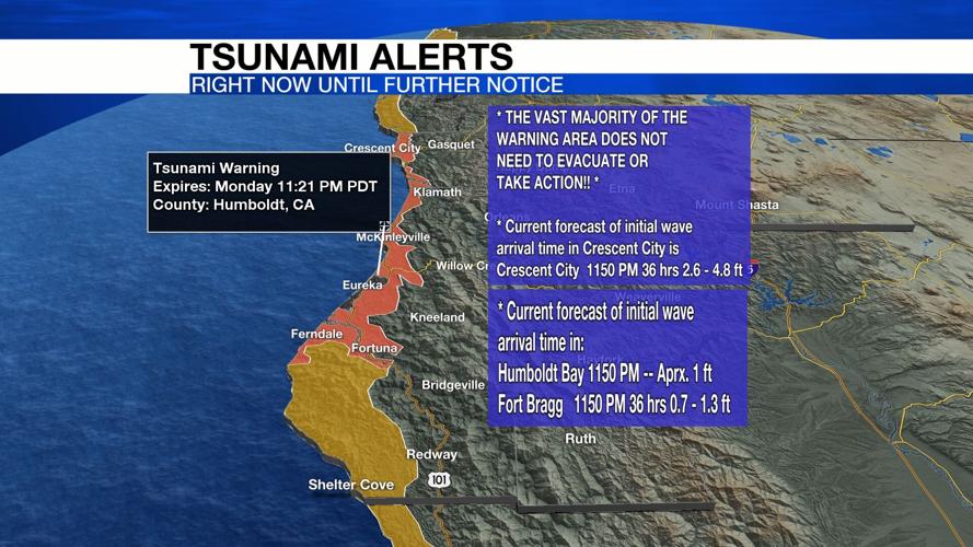 Tsunami news northern california