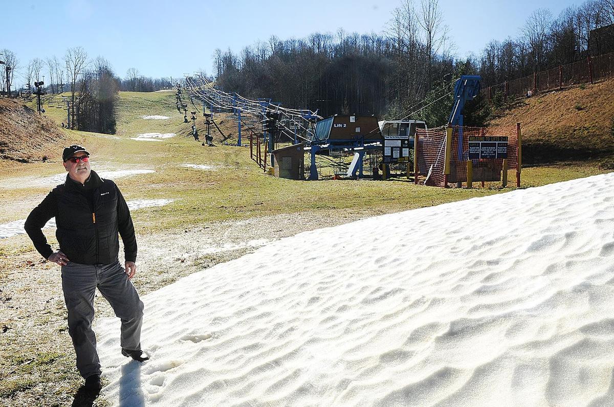 Waiting For A Lift Winterplace Prepared Poised For Ski Season