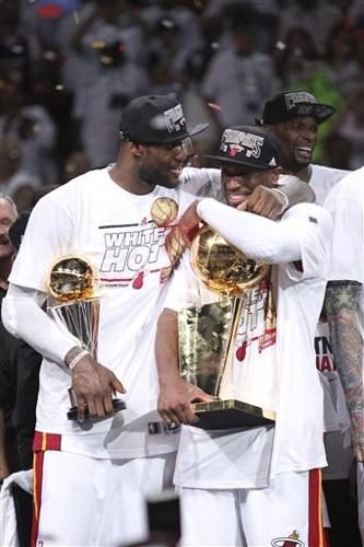 NBA Finals 2013: Miami Heat repeat as champions, and the celebration begins  