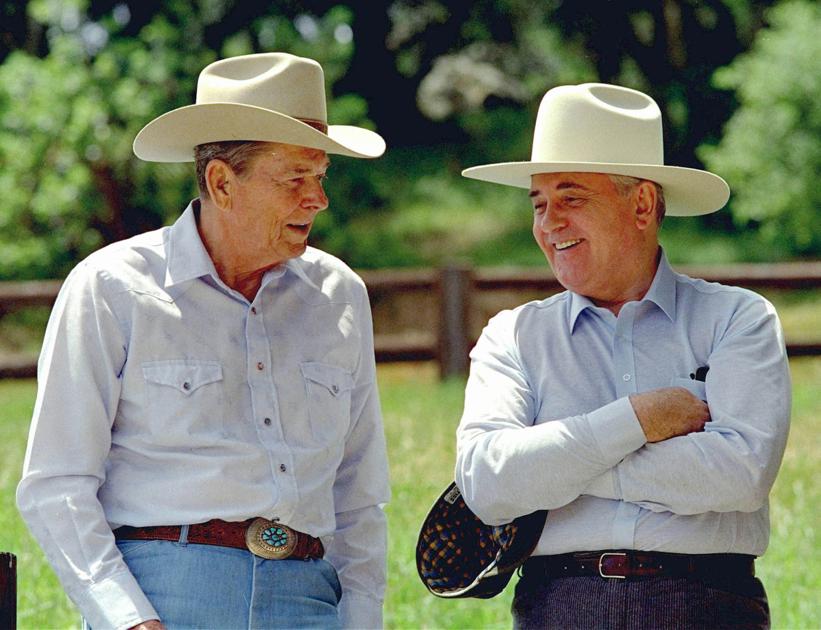 Ronald Reagan, Mikhail Gorbachev | | register-herald.com