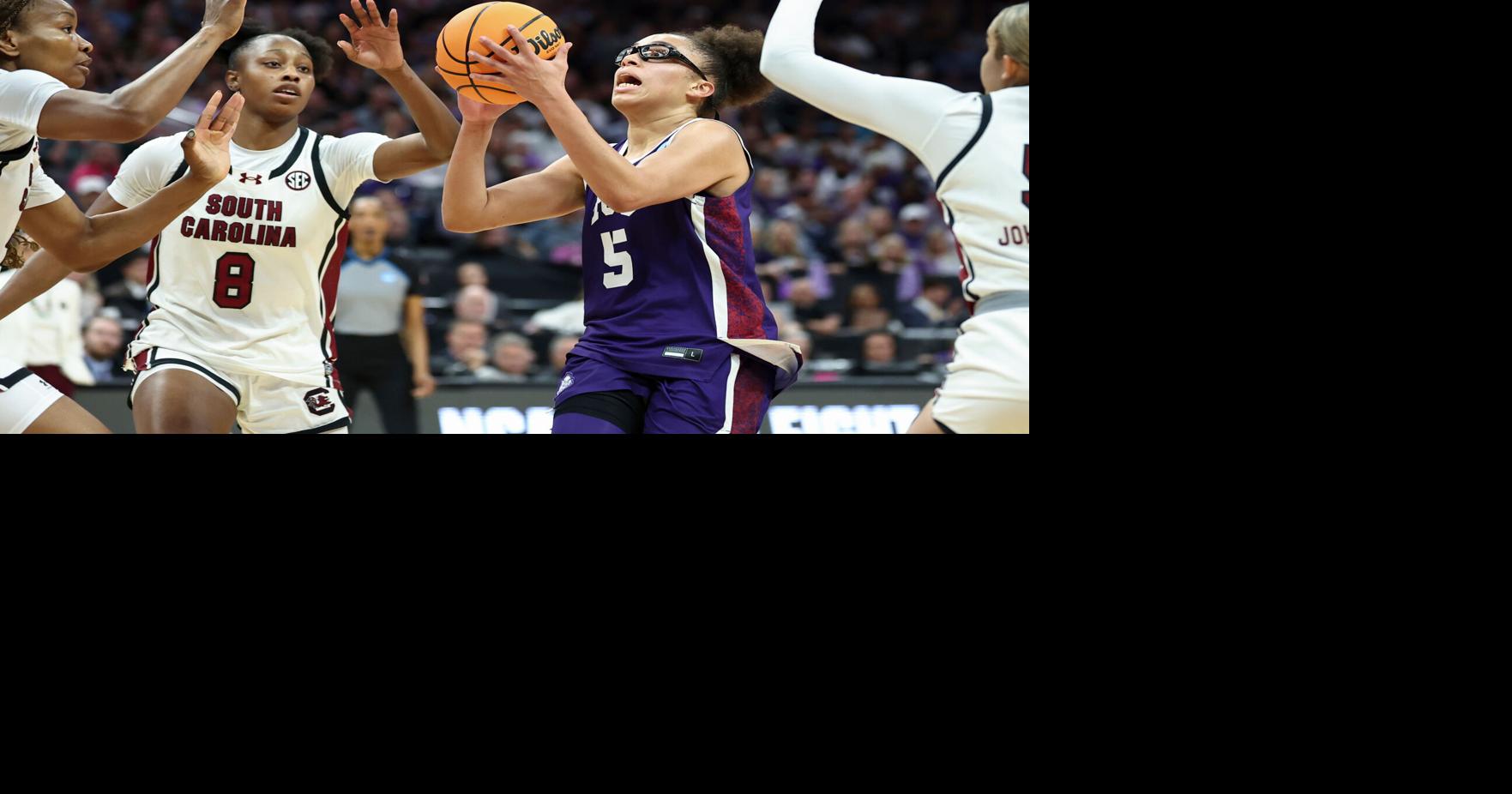 Edwards, Makeer power South Carolina past TCU 78-52 to reach the Final Four