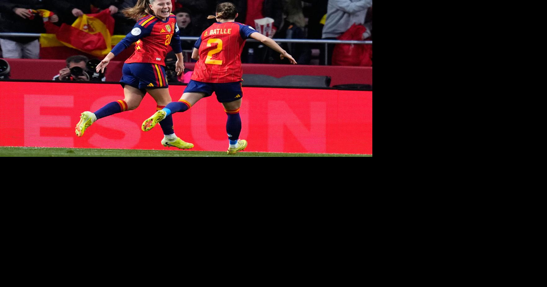 Spain keeps Women's Nations League title as Pina scores twice in 3-0 victory over Germany