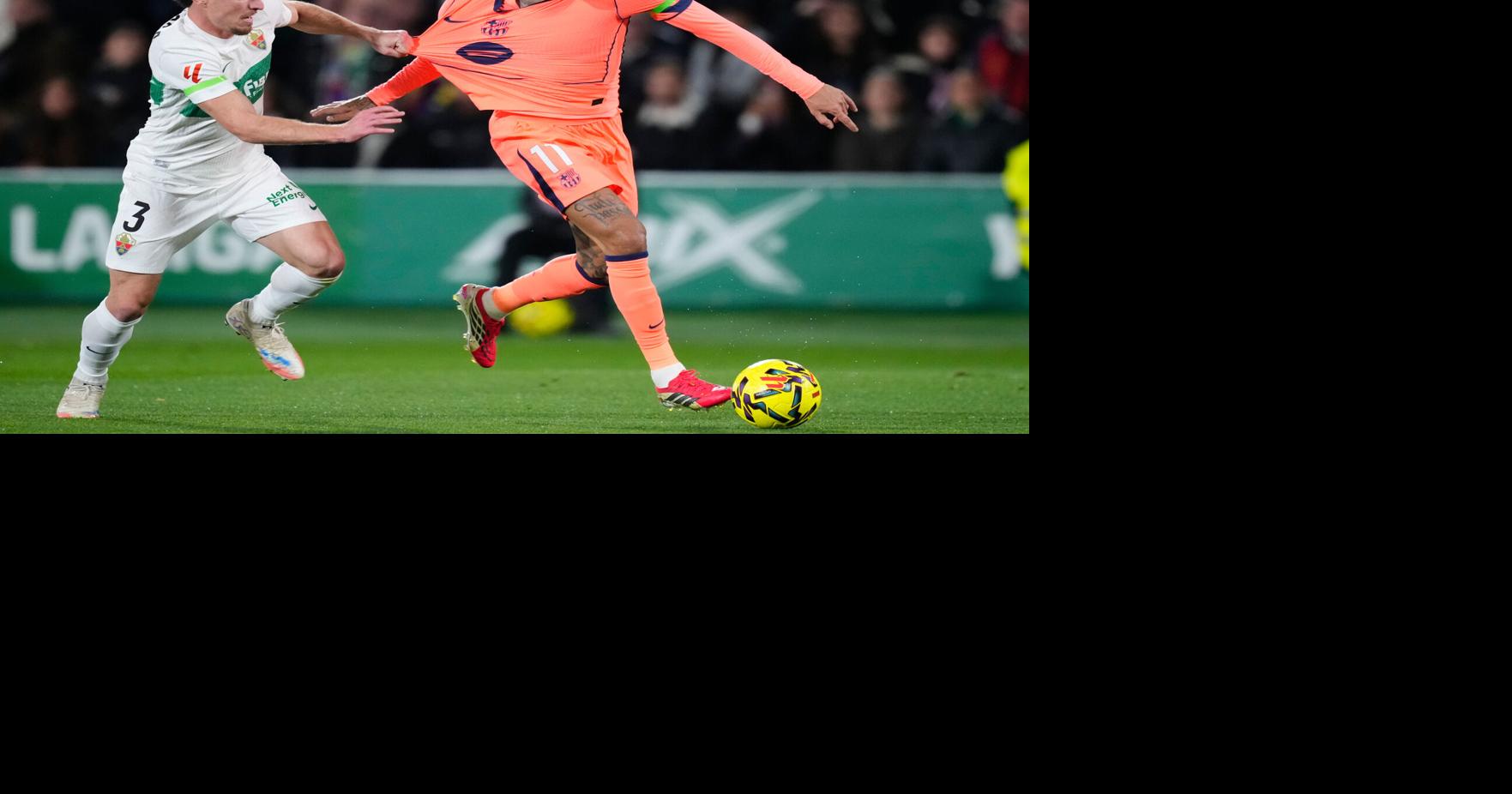 Raphinha doubtful for Barcelona's Copa del Rey semifinal against Atletico Madrid