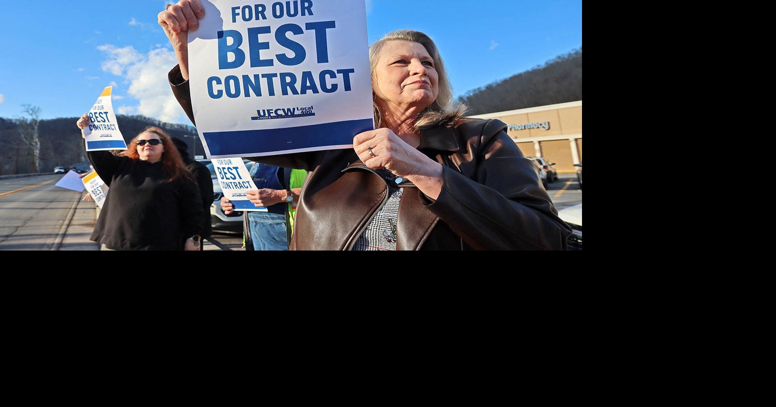 Kroger employees rally in Hinton State & Region