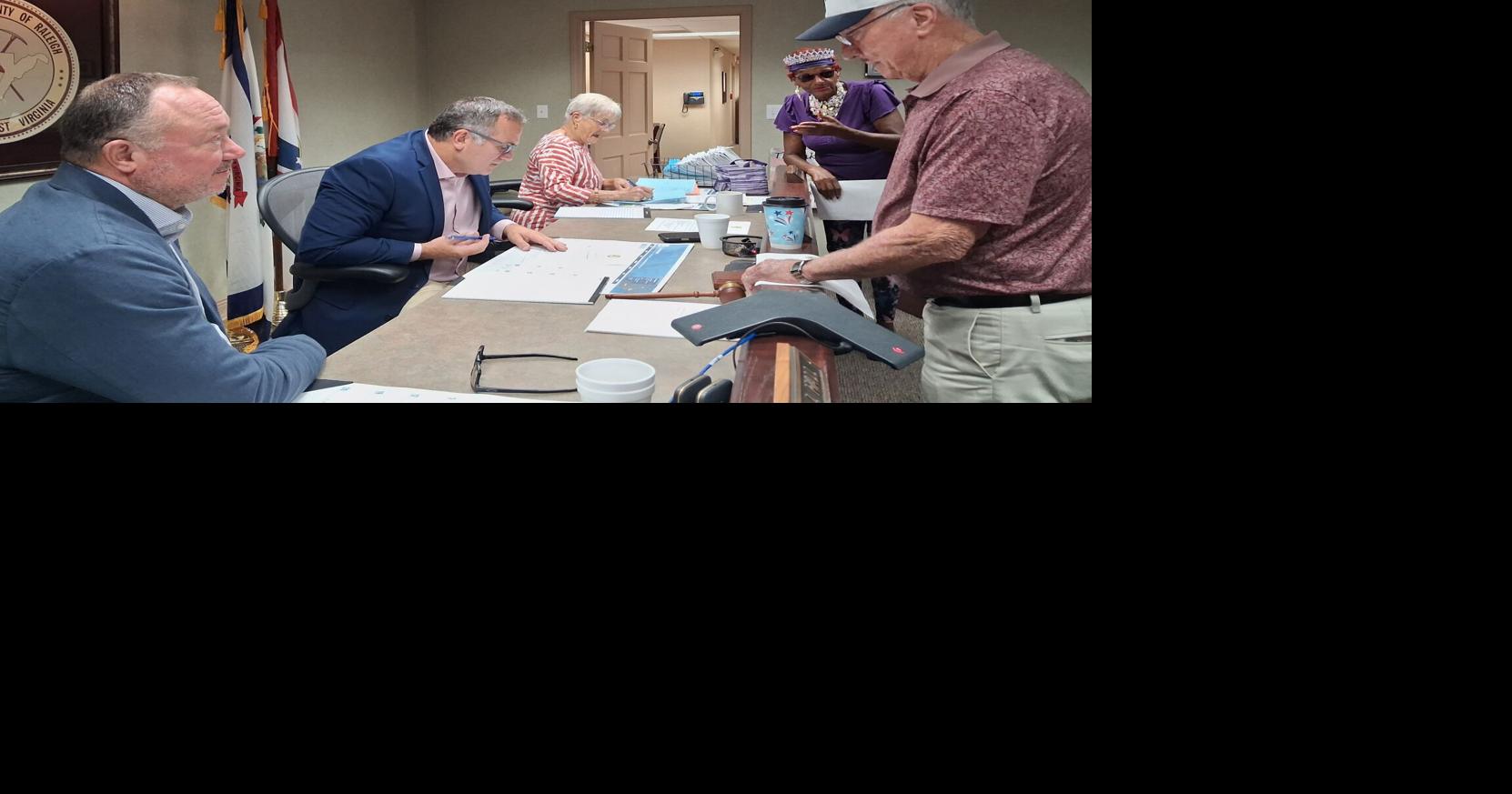 Doug Epling at Raleigh County Commision