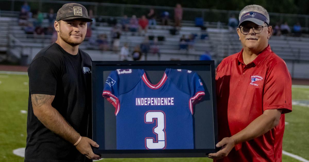 Prep football: From third team to icon, Goodson has jersey retired at Independence