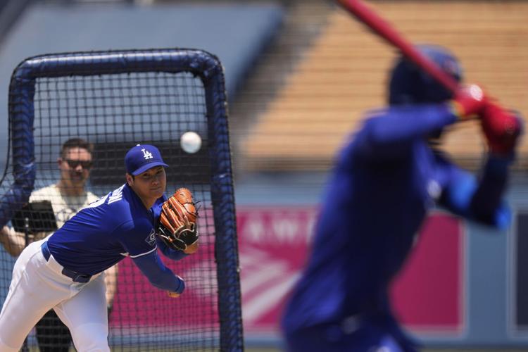 Shohei Ohtani throws 29 pitches in 2nd live batting practice since