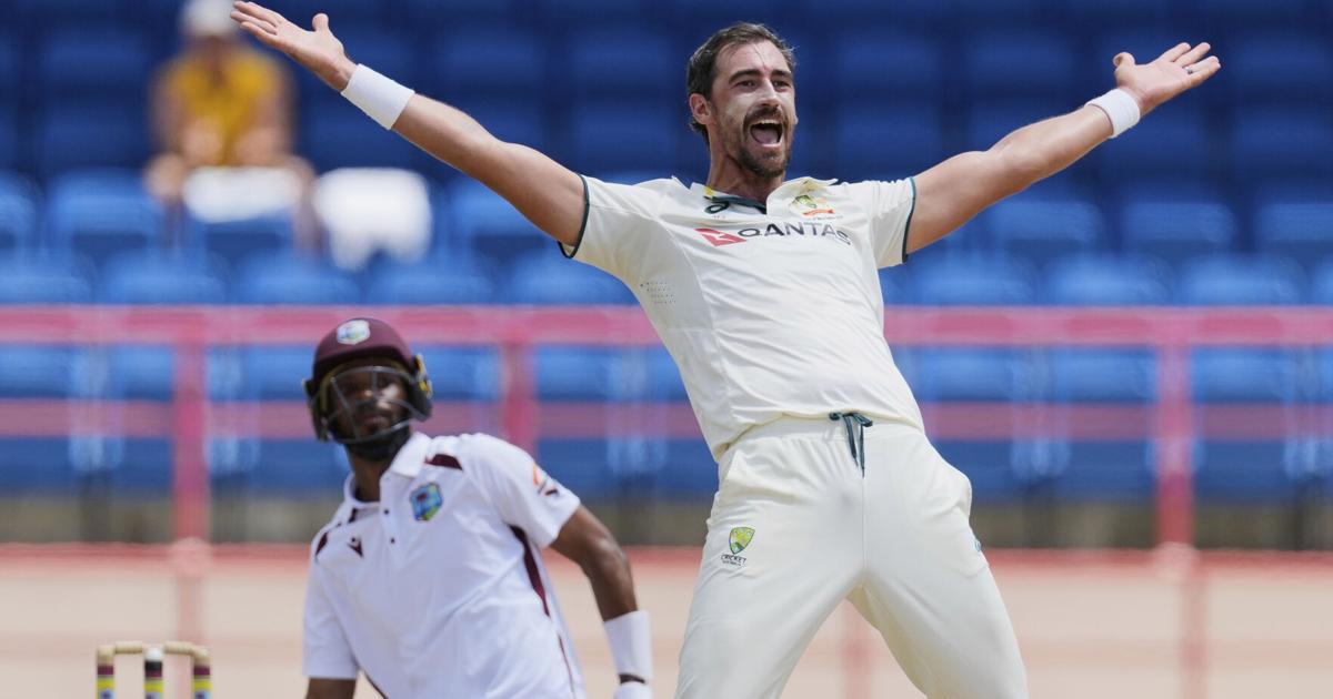 Australia wins second test against West Indies by 133 runs to clinch series