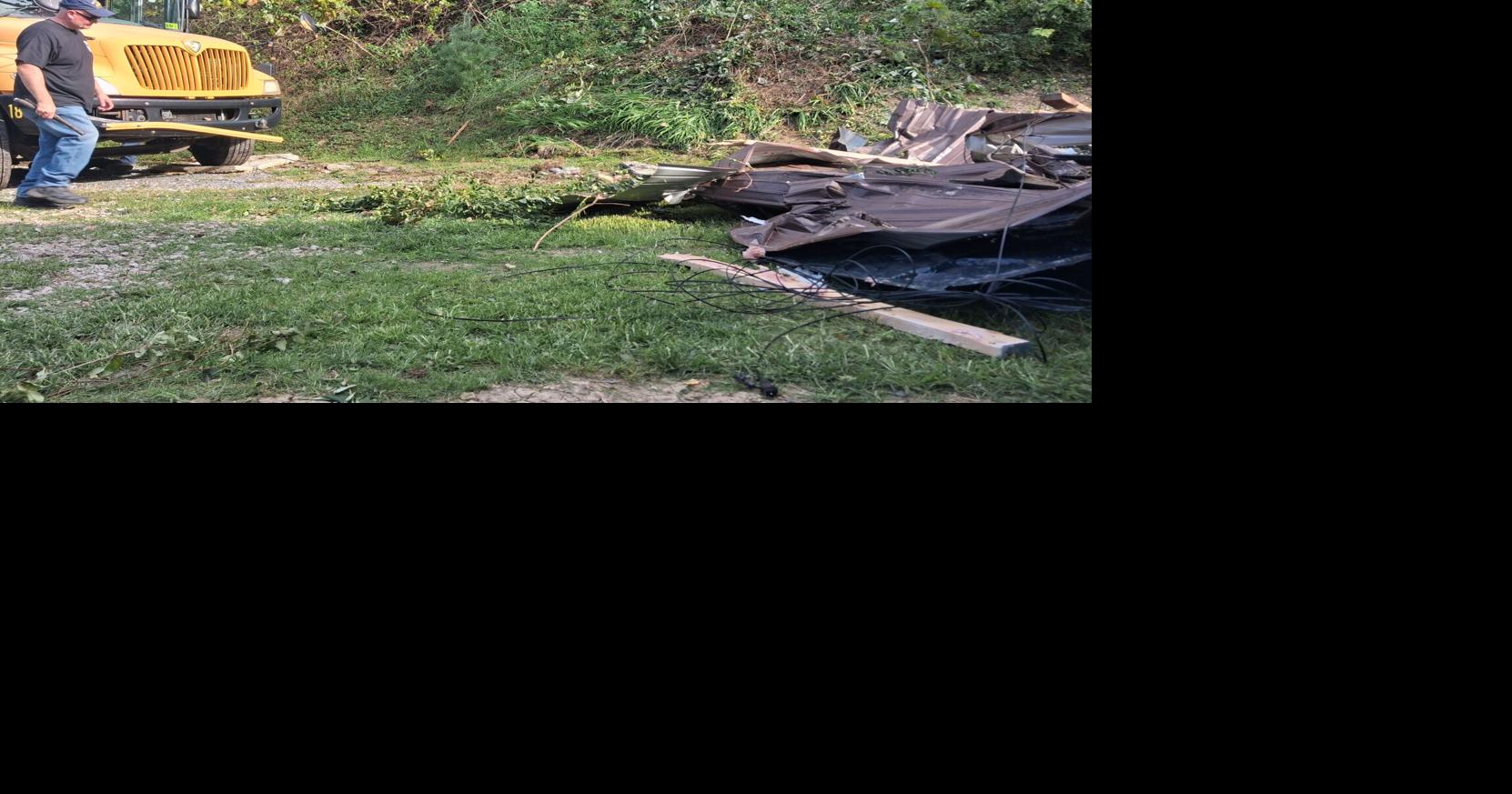 Old Pemberton Road bus crash hillside view
