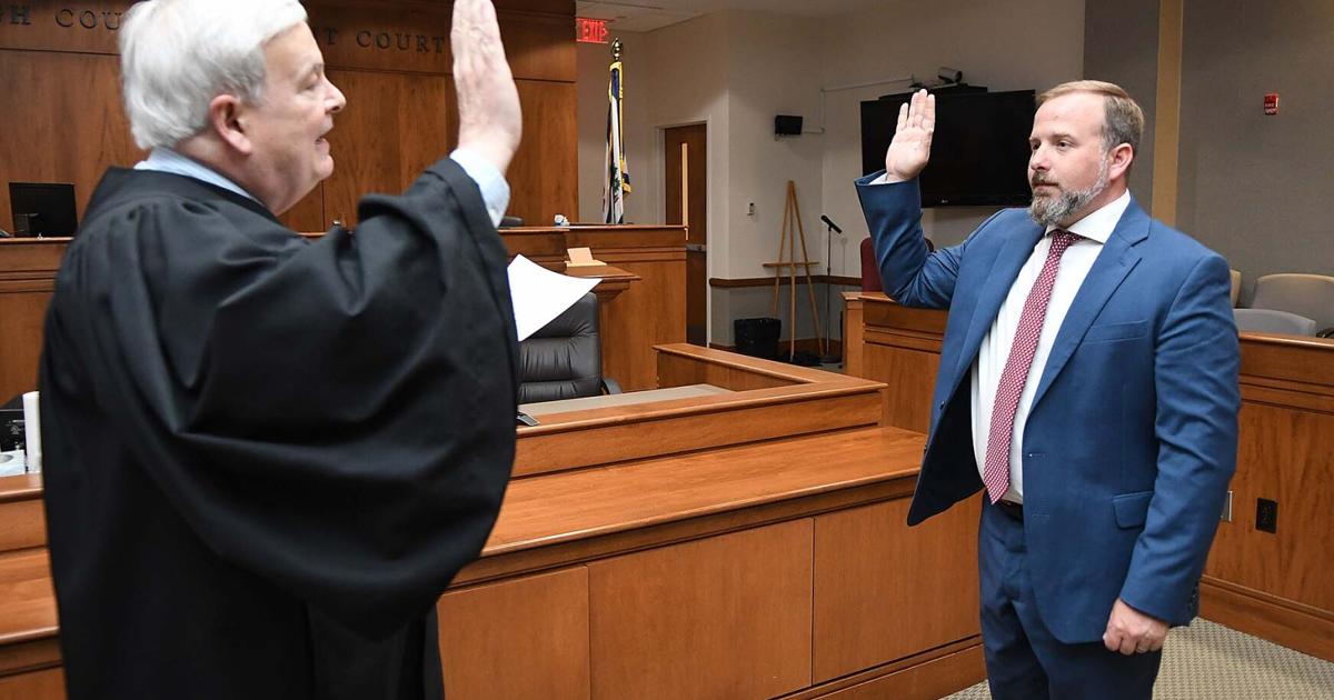 Robert Ruegger Attorney Raleigh House delegate sworn in as Raleigh assistant prosecuting attorney ...