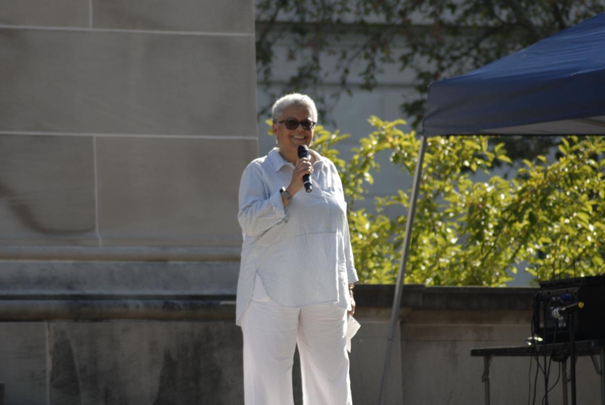 Hundreds participate in Black Lives Matter rally in ...
Adrienne Belafonte Biesemeyer