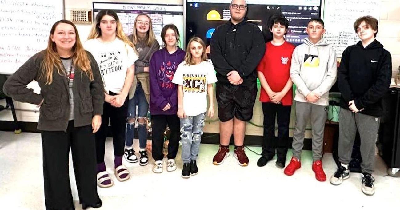 Pineville Middle named national finalist in Samsung contest - Vimarsana News