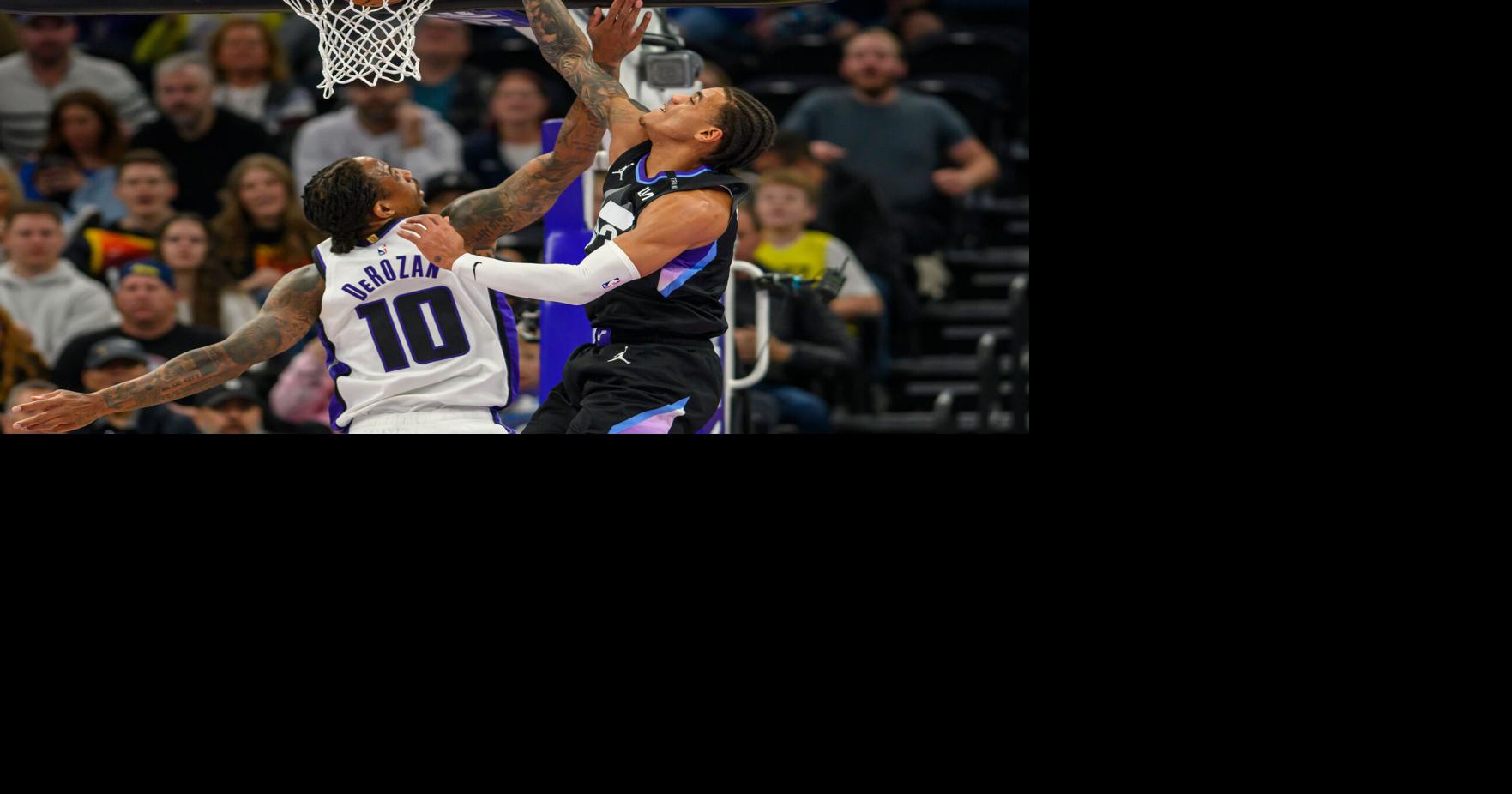 George and Markkanen help Jazz snap 4-game skid with 128-119 win over Kings