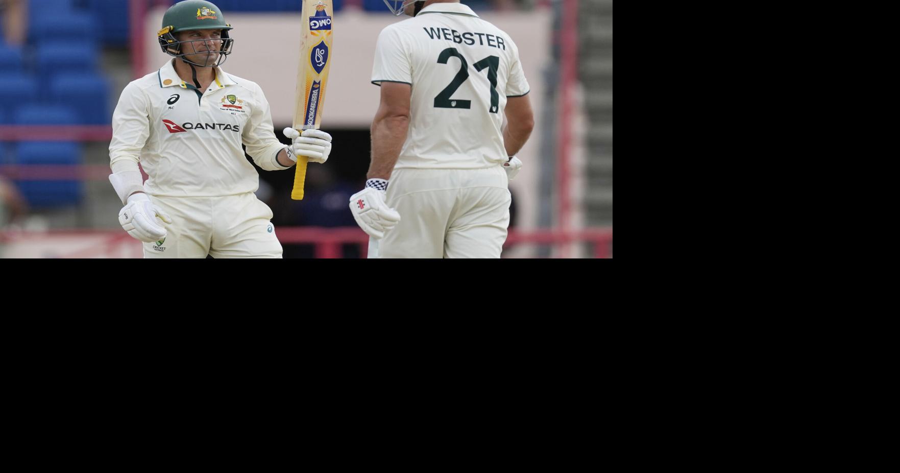 Alex Carey and Beau Webster rescue Australia on day one in Grenada