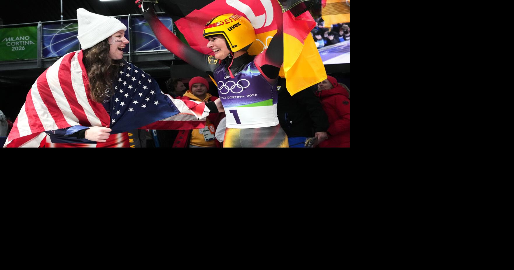 Taubitz extends Germany's Olympic luge dominance with gold, Farquharson gets bronze for US