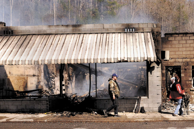 Rhodell fire destroys five buildings News