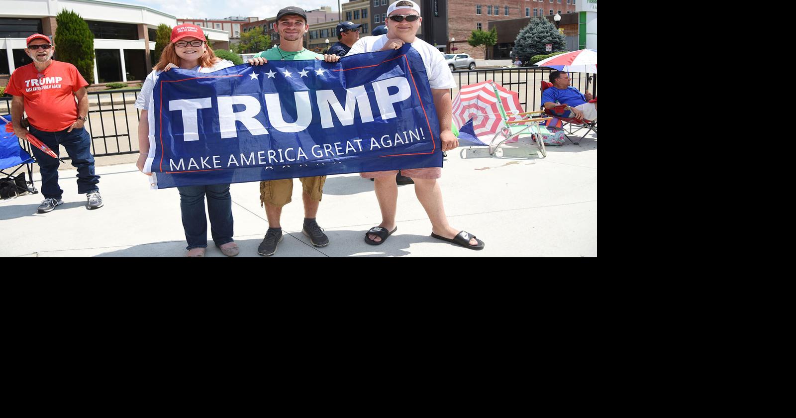 Supporters, protesters gather for Trump rally | News | register-herald.com