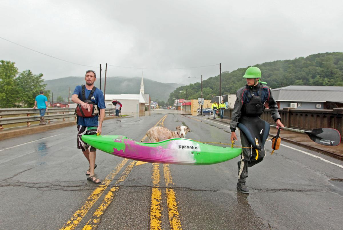 GALLERY Flooding in Rainelle, Richwood, White Sulphur Springs and