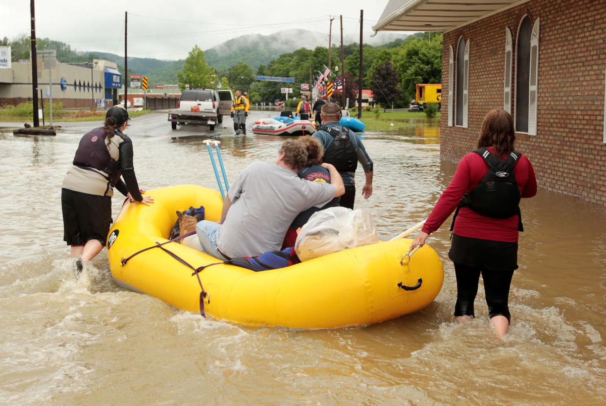GALLERY Flooding in Rainelle, Richwood, White Sulphur Springs and
