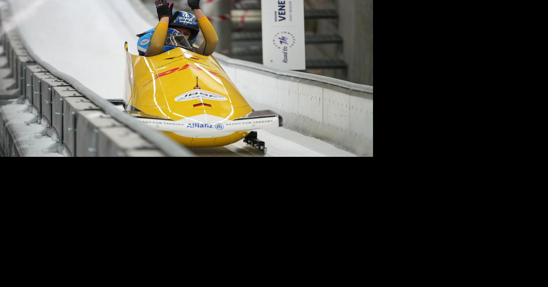 Germany's Laura Nolte beats American rivals again for another bobsled win at Olympics test event