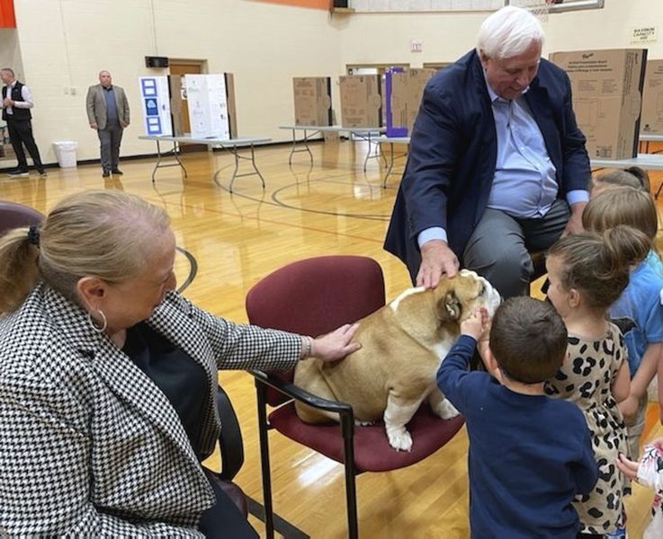 Governor first lady visit Road Branch Elementary and Middle