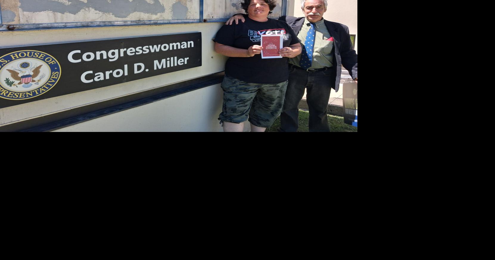 Organizers present U.S Rep. Carol Miller's Beckley office with letter requesting Medicare for All
