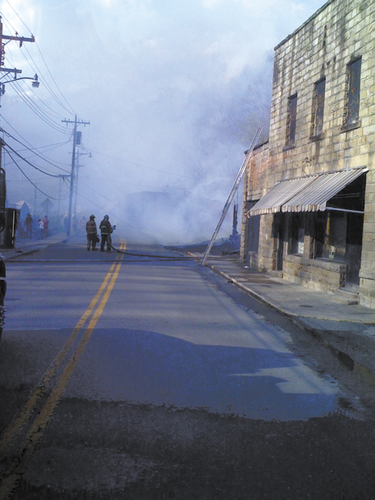 Rhodell fire destroys five buildings News