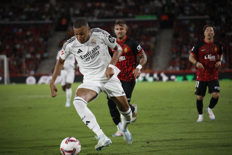 No goal for Mbappé in his Spanish league debut as Real Madrid draws 1-1 at  Mallorca | National Sports | register-herald.com