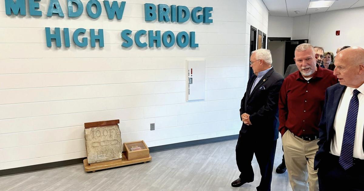 Meadow Bridge officially christens new high school wing Education