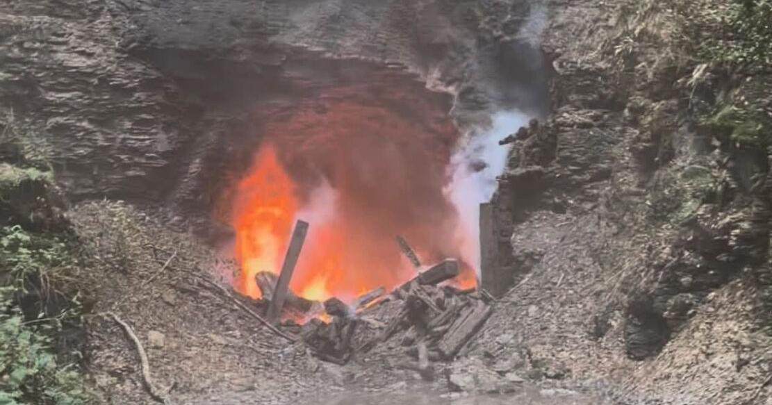 Raleigh County tunnel fire continues to blaze near Sophia and Coal City