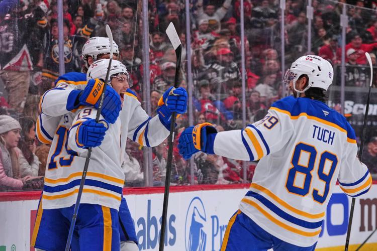 U.S. Olympian Tage Thompson has goal and assist in Sabres' 2-1 win over ...