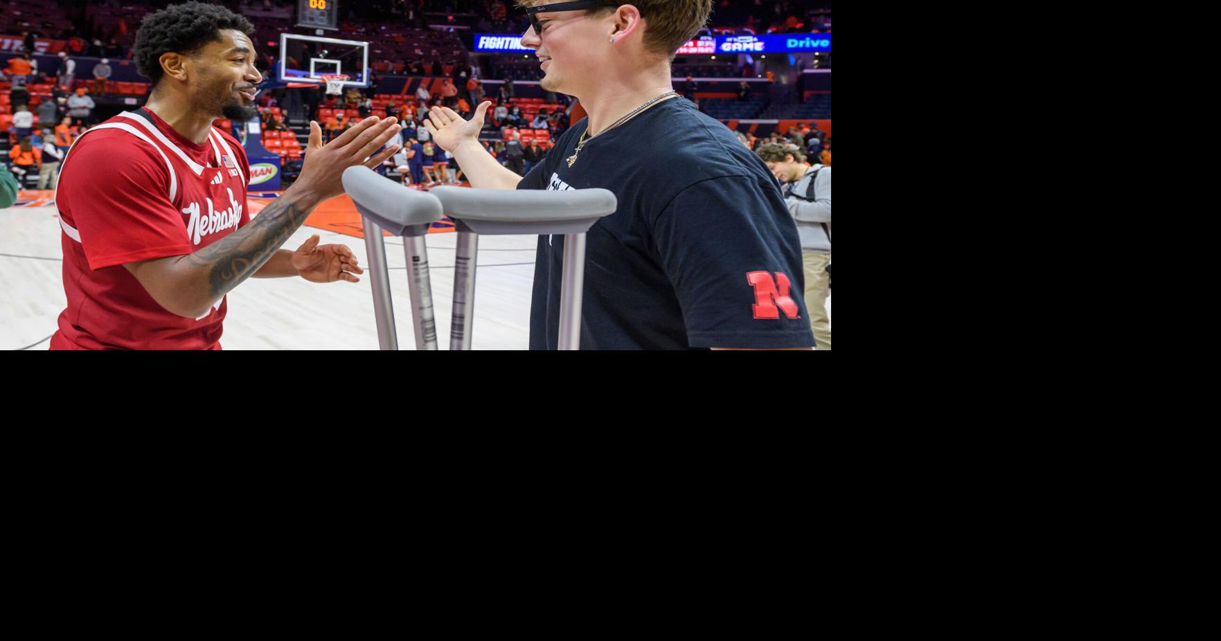 Jamarques Lawrence's buzzer-beater gives No. 23 Nebraska an 83-80 win over No. 13 Illinois