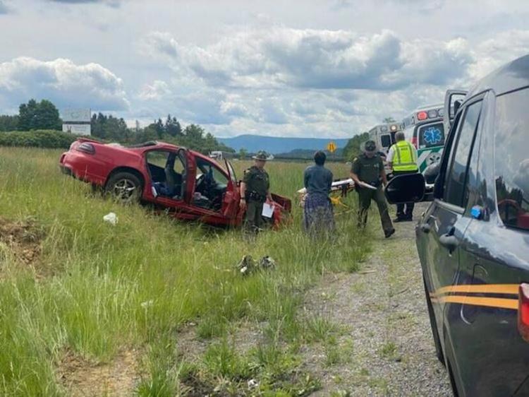 Crash with ejection on I 77 near Princeton News