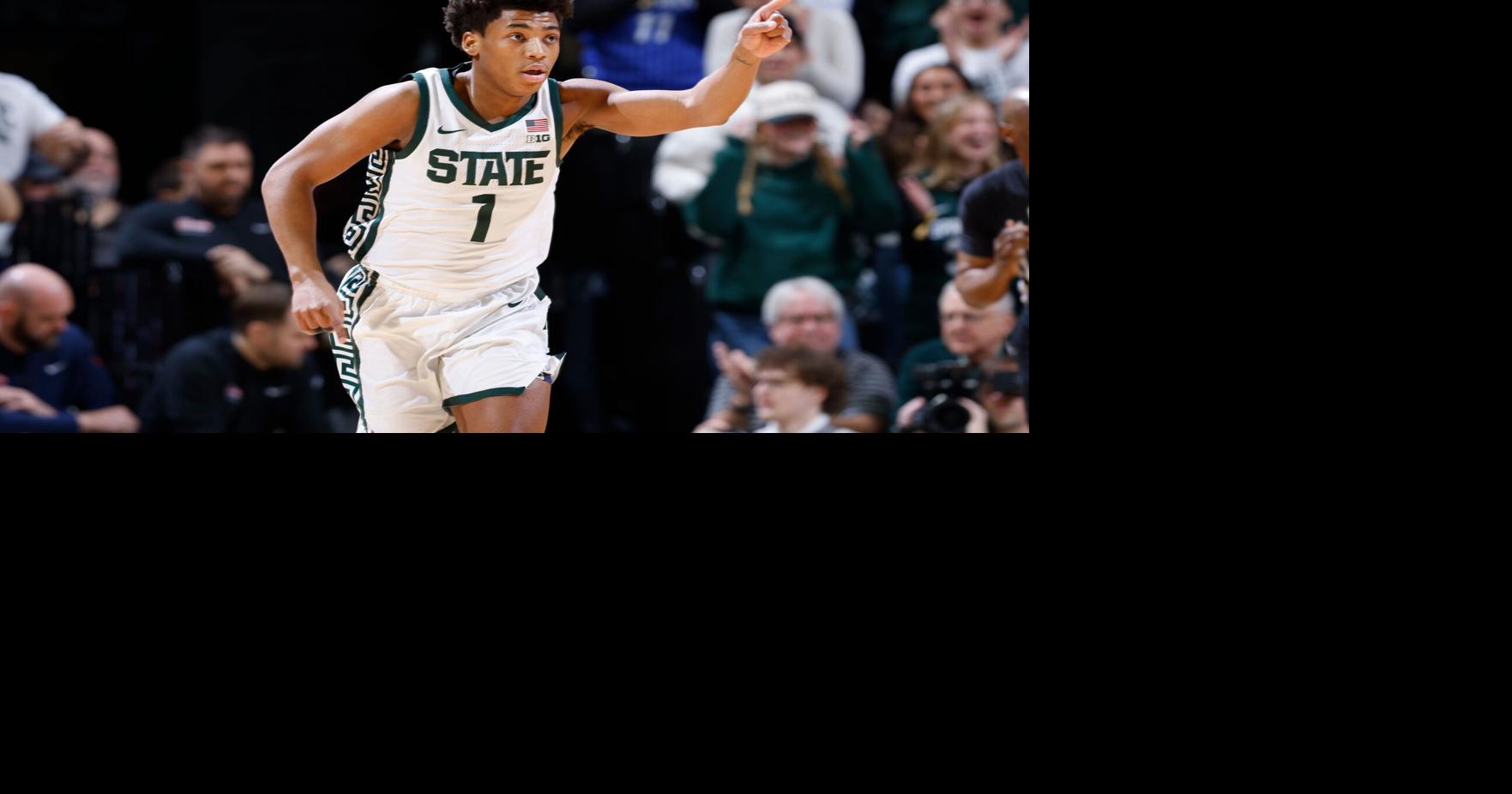 Jeremy Fears' 26 points and 15 assists help No. 10 Michigan State beat No. 5 Illinois 85-82 in OT