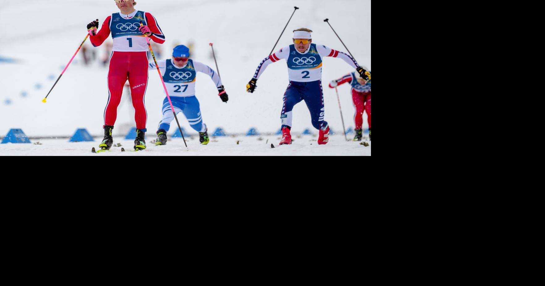 Klaebo closes on Winter Games all-time gold tally and Sweden sweeps women's cross-country sprint