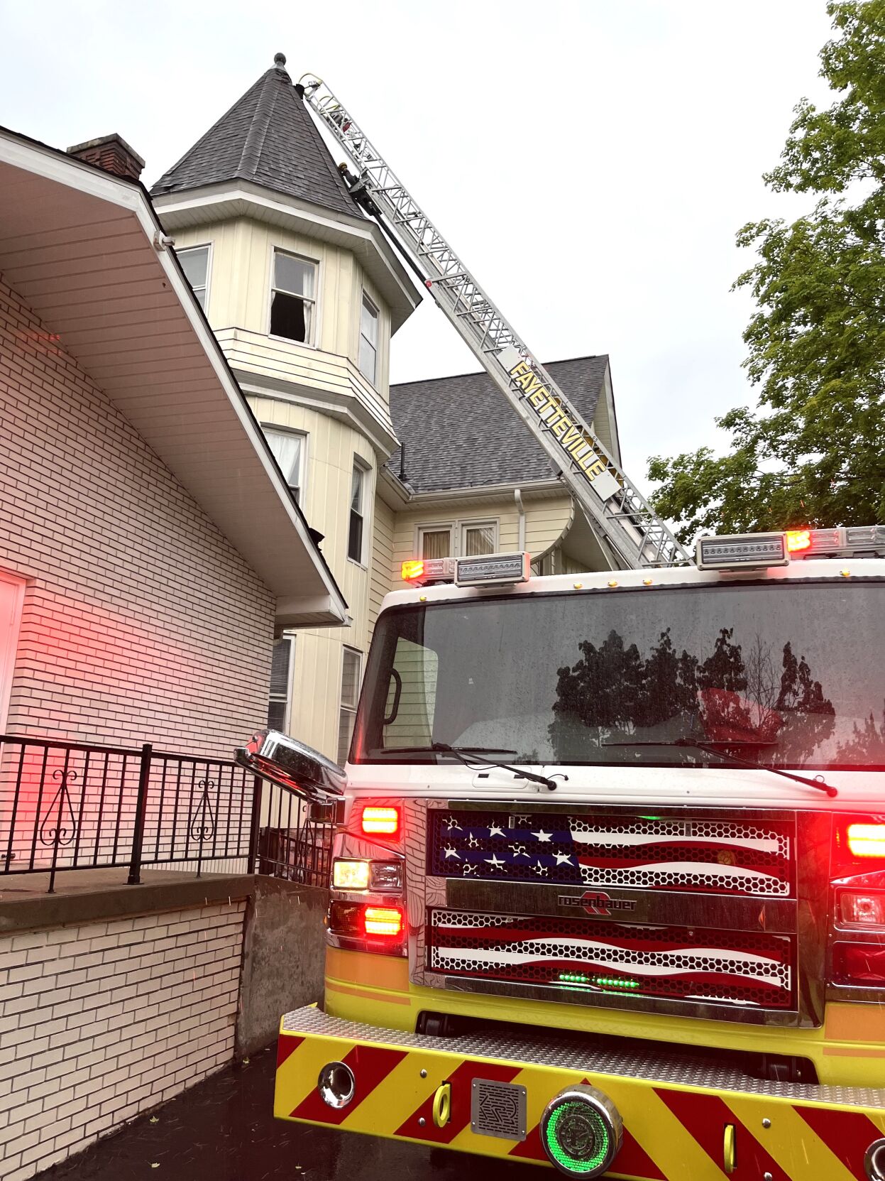 Fayetteville funeral home fire extinguished in short order State