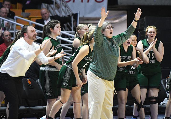 Girls State Basketball Tournament- Wyoming East vs Summers Co.