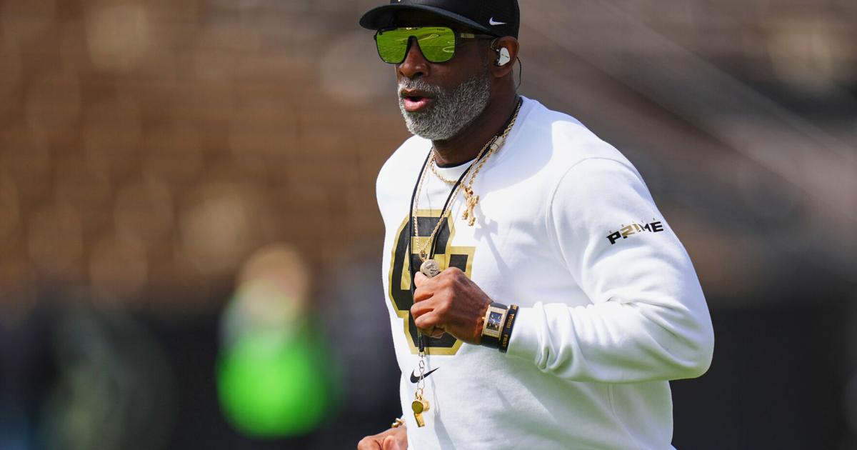 Colorado coach Deion Sanders declines to address health issues at Big 12 media days