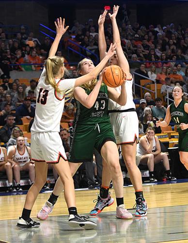 Girls State Basketball Tournament- Wyoming East vs Summers Co.