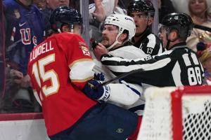 Brad Marchand scores twice as the Panthers beat the Maple Leafs 5-1