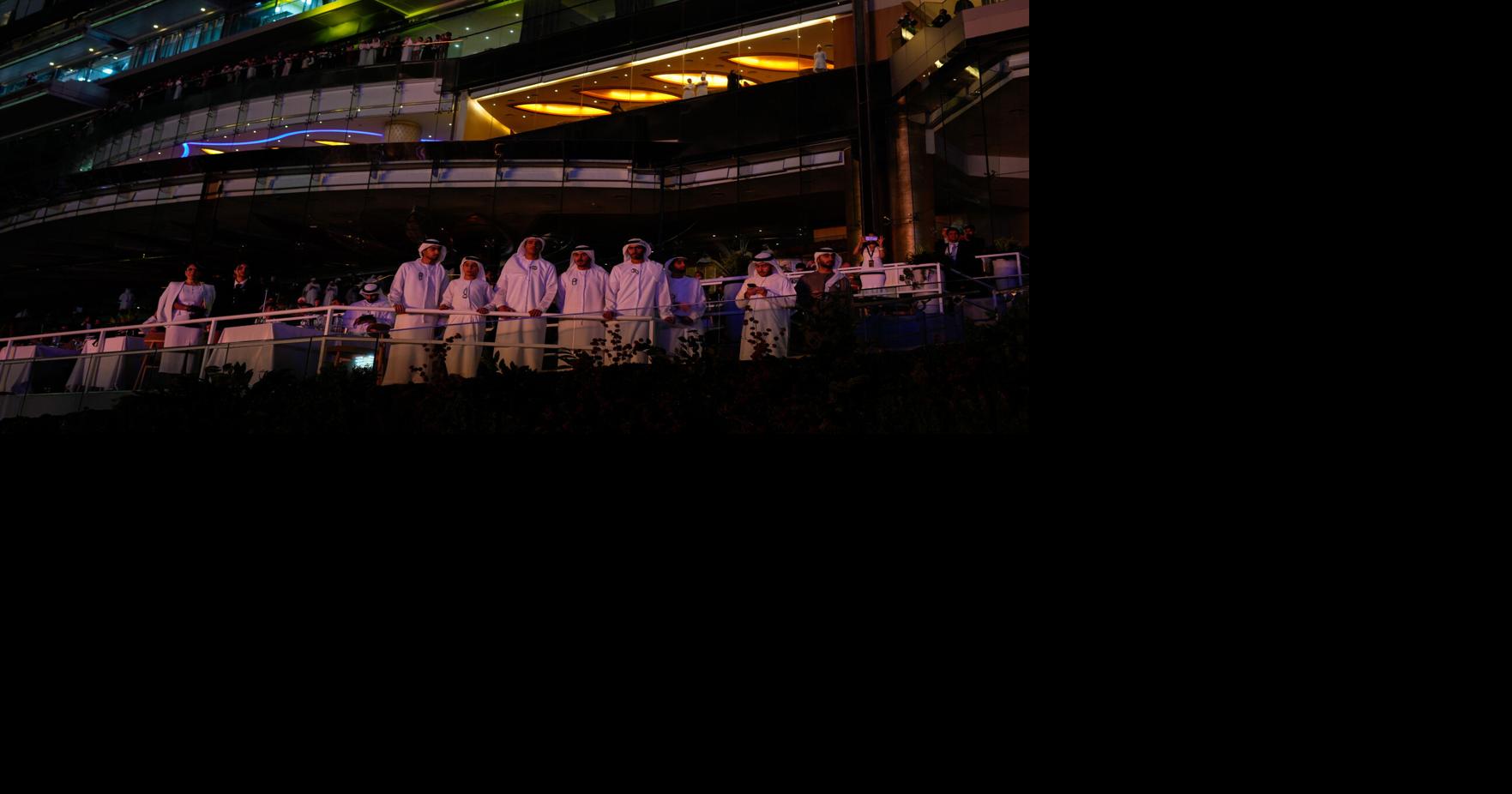 Photos show glamour at the Dubai World Cup horse race but thinner crowds due to Iran war