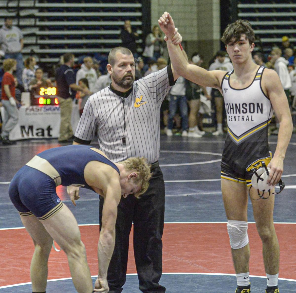 Woodrow falls to Johnson Central in Guard Duals finals