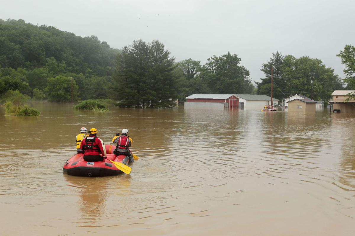 GALLERY Flooding in Rainelle, Richwood, White Sulphur Springs and