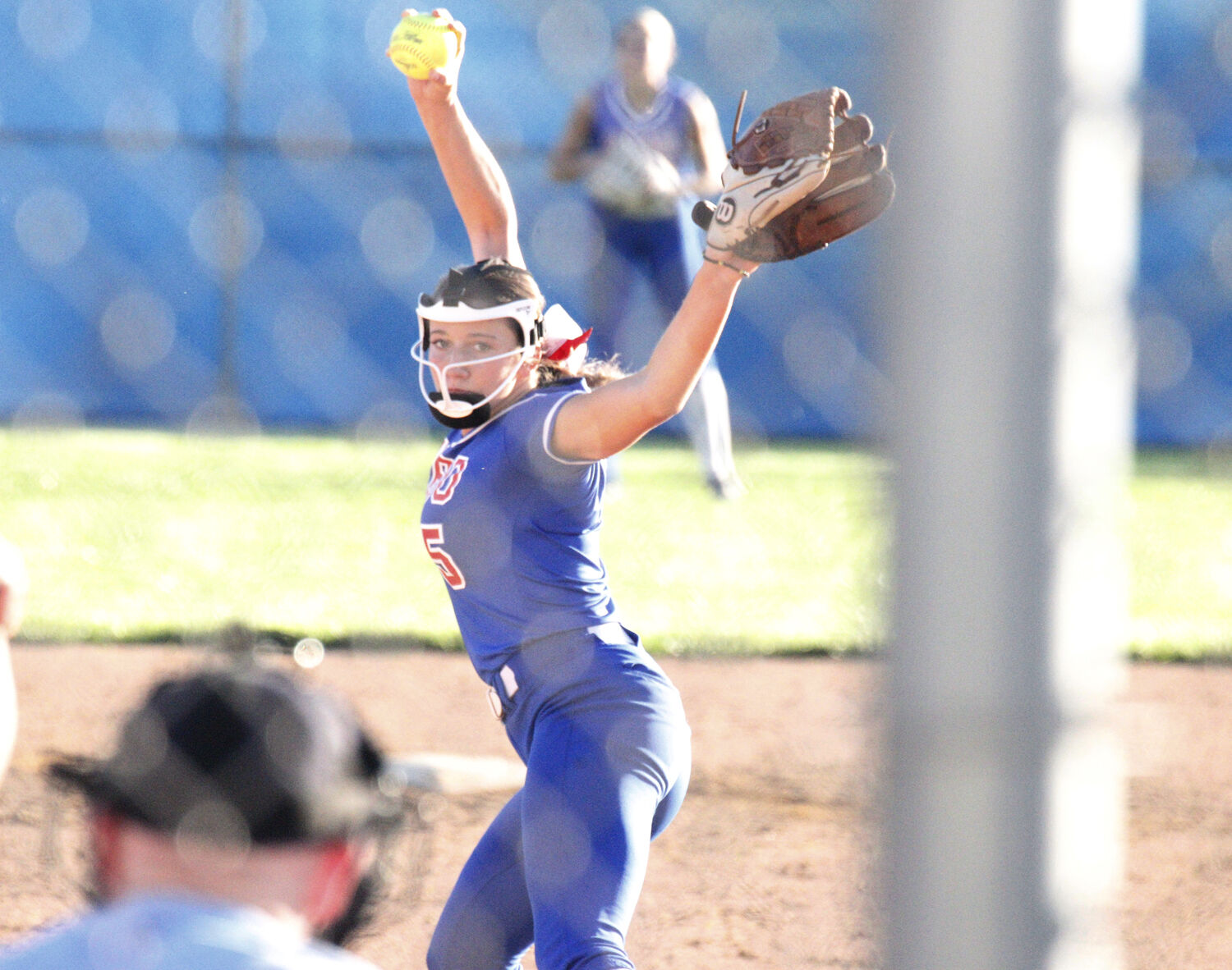 Ally Lewis Strikes Out 16 in School Record Game Against Clinton Central