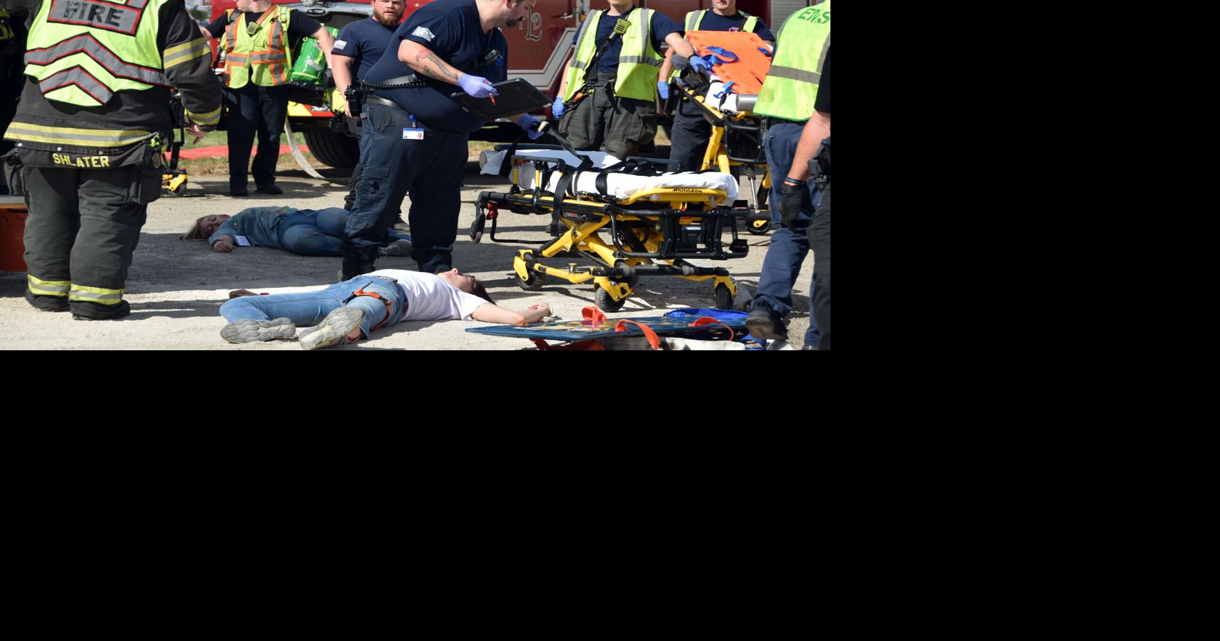 Local first responders were put to the test in a simulated mass ...