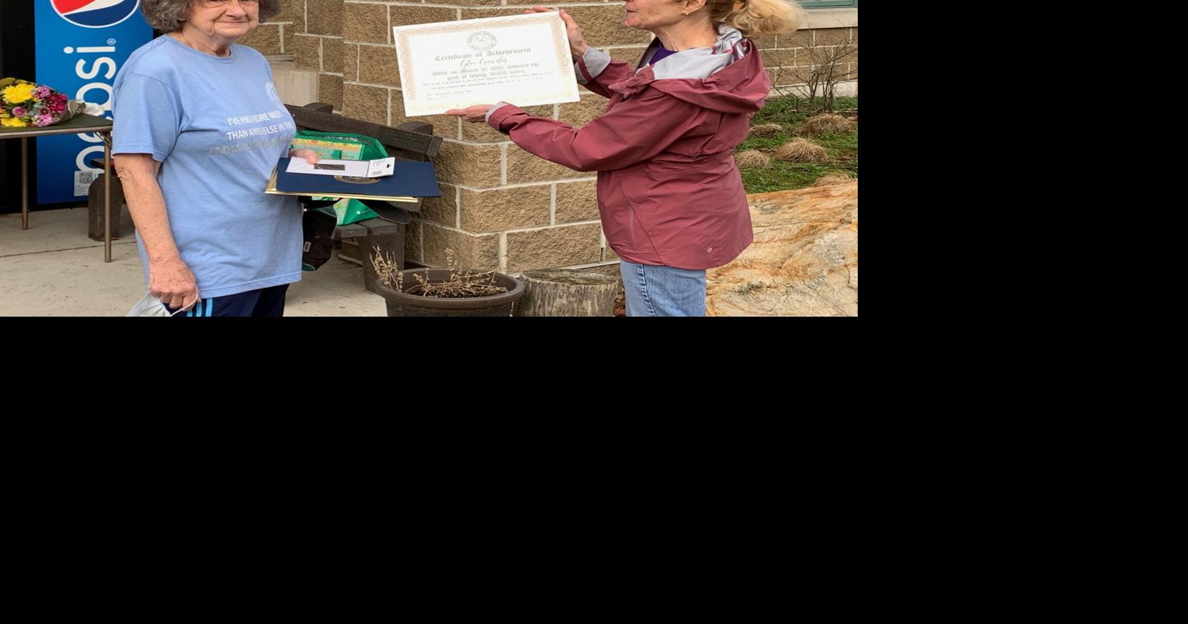 80-year-old honored for hiking 50,000 miles | Across Indiana | reporter.net